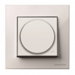 Накладка ABB Sky белый с поворотной ручкой для механизма поворотного светорегулятора 2CLA856020A1101 8560.2 BL