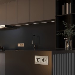 Рамка из стекла на 2 поста Senso шампань soft-touch W0023111