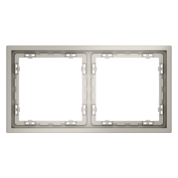 Рамка пластиковая VOLTUM S70 на 2 поста, (кашемир)
