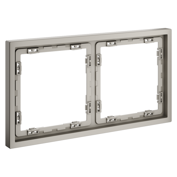 Рамка пластиковая VOLTUM S70 на 2 поста, (кашемир)