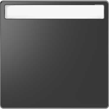 Клавиша Merten D-Life антрацит 1-ная с полем для надписи MTN3360-6034