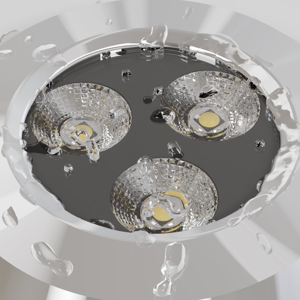 Уличный встраиваемый светильник Outdoor O044DL-L3S3K