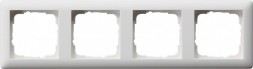 Рамка Gira Standard 55 Белый матовый 4 поста 021404