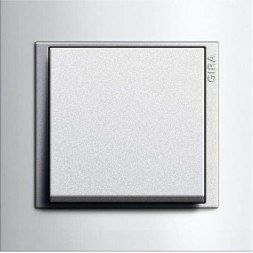 Рамка Gira Event Белый / Алюминий 1 пост 0211806