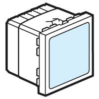 Светоуказатель Legrand Mosaic синий информационный 2м. 078521