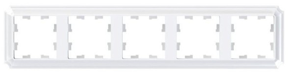 ATN100105 5-постовая РАМКА БЕЛЫЙ, AtlasDesign Antique Schneider Electric
