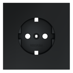 Накладка для розетки с заземлением, S70 (графит)