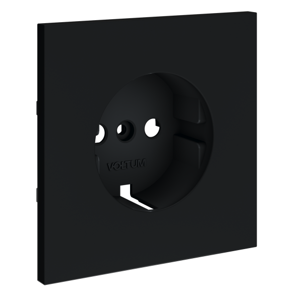 Накладка для розетки с заземлением, S70 (графит)