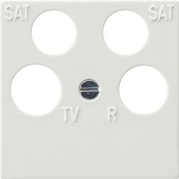 Панель Gira S-color Белый 50*50 мм для 4 канальной антенной розетки 400/EAS/DC (Ankaro) 025940