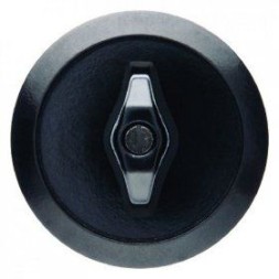 Центральная панель Berker 1930 черный, с блеском с ручкой 164701