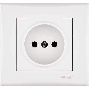 Розетка Schneider Electric Sedna белый б\з б\ш SDN2900121