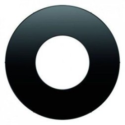 Центральная панель Berker R.1 черная с блеском для нажимной кнопки и светового сигнала E10 11242045