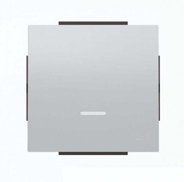 Клавиша ABB Sky серебряный для механизма клавишного светорегулятора 2CLA856010A1301 8560.1 PL