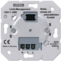 Релейная вставка Jung SL серия 1-канальная 1201-1URE