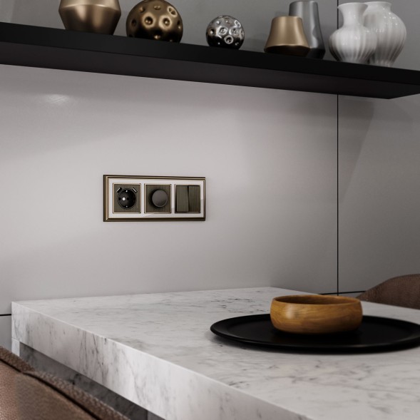 Накладка для диммера (бронзовый) Werkel W1149012