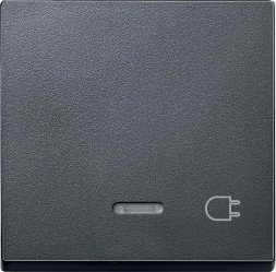 Клавиша Merten M-серия с световым индикатором, &quot;гнездо&quot; MTN431714