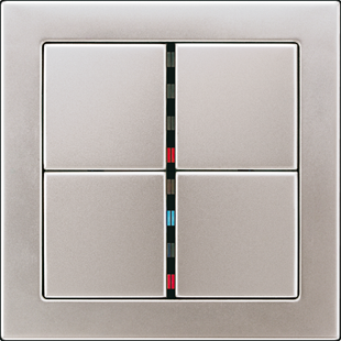 Рамка Jung FD Design Сталь Edelstahl 1-постовая FDES2981