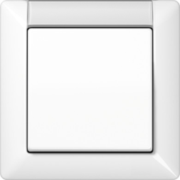 Рамка Jung AS 500 белая с полем для надписи 1 пост AS581NAWW