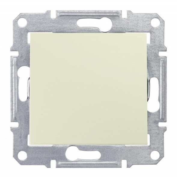 Выключатель Schneider Electric Sedna бежевый IP44 SDN0100347