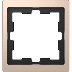 Рамка Merten D-Life Шампань 1 пост MTN4010-6551