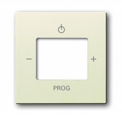 Плата центральная (накладка) ABB Basic 55 слоновая кость для механизма цифрого FM-радио 8215 U 2CKA008200A0166 8252-92-507