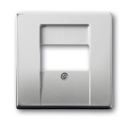Плата центральная (накладка) ABB Pure Steel сталь для механизмов UAE/TAE для 0247 и 0248 2CKA001710A3765 1766-866