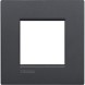Рамка Bticino LivingLight Air Антрацит 1 модуль LNC4802AR