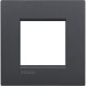 Рамка Bticino LivingLight Air Антрацит 1 модуль LNC4802AR