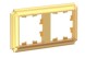 ATN101602 2-постовая РАМКА ЗОЛОТО, AtlasDesign Antique Schneider Electric
