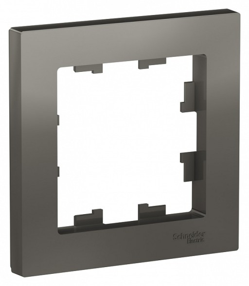 Рамка Schneider Electric Atlasdesign Сталь 1 пост ATN000901