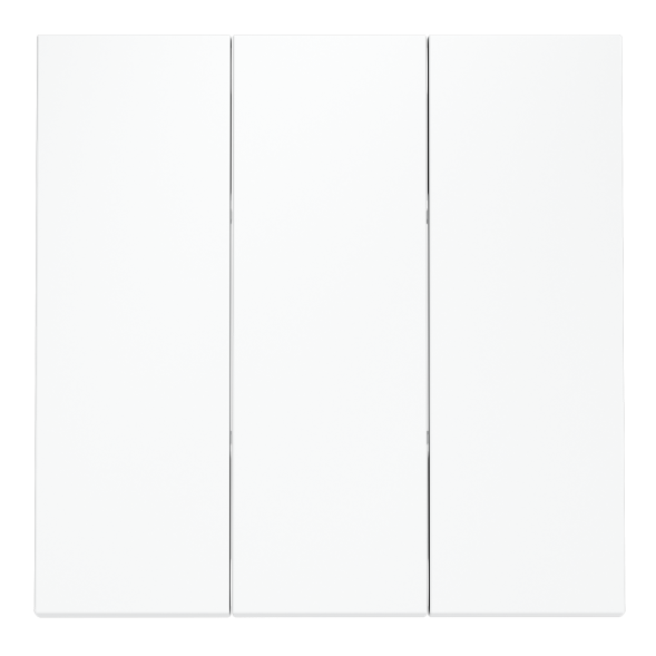 Клавиши для выключателя/переключателя трехклавишного, S70 (белый матовый)