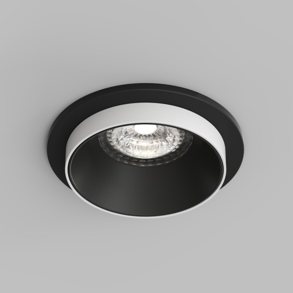 DK2400-BK Встраиваемый светильник, IP 20, 50 Вт, GU10, черный, алюминий