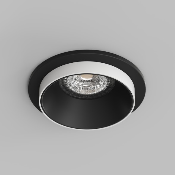 DK2400-BK Встраиваемый светильник, IP 20, 50 Вт, GU10, черный, алюминий