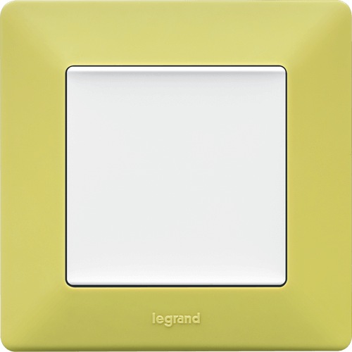 Рамка Legrand Valena Life Лайм 1-постовая 754081