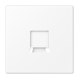 Крышка Jung LS серия белоснежный матовый для модульных гнёзд LS1969-15WEWWM