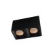 Точечный накладной светильник Denkirs DK3085-BK+BR