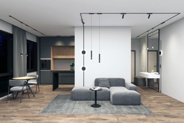 Трековый светильник AIR HANG DK5317-BK