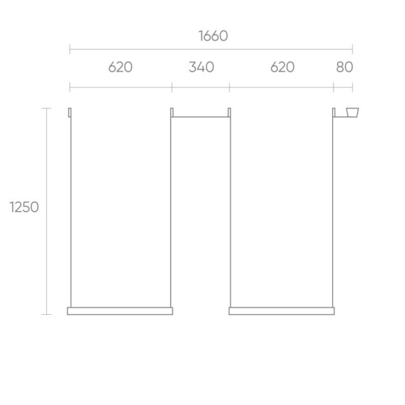 Комплект ременной трековой системы Belty DK55SET04-02-BR