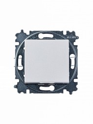 Выключатель ABB Levit жемчуг / ледяной одноклавишный 2CHH590145A6068 3559H-A01445 68W