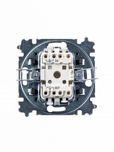 Выключатель ABB Levit жемчуг / ледяной одноклавишный 2CHH590145A6068 3559H-A01445 68W