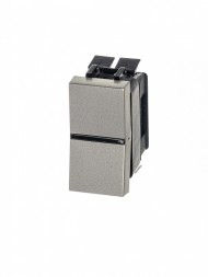 Механизм переключателя ABB Zenit шампань одноклавишного с клавишей 1 модуль 2CLA210200N1901 N2102 CV