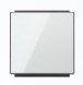 Клавиша ABB Sky Стекло белое для 1-клавишных выключателей/переключателей/кнопок 2CLA850100A2101 8501 CB