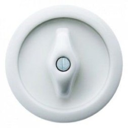 Центральная панель Berker 1930 полярная белизна, с блеском с ручкой Porzellan Фарфор. Сделано в Rosenthal 164769