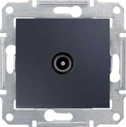 TV коннектор Schneider Electric Sedna графит проходной SDN3201870