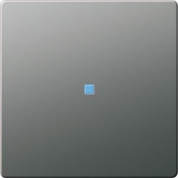 Клавиша Gira E22 Сталь с подсветкой 029020