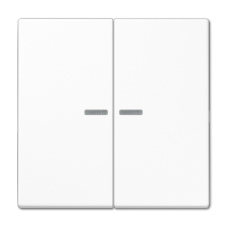 Клавиша Jung LS серия белая 2-я с/п LS995KO5WW