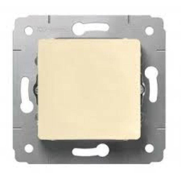 Одноклавишный выключатель Legrand Cariva (Слоновая кость) 773756