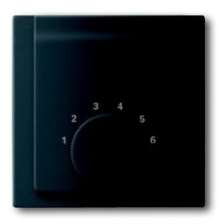 Плата центральная (накладка) ABB Impuls чёрный бархат для механизма терморегулятора (термостата) 1094 U 1097 U 2CKA001710A3917 1794-775