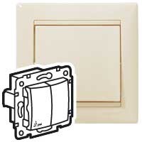 Переключатель Legrand Valena Слоновая кость промежуточный 10A IP44 774198