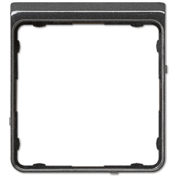 Рамка Jung CD Plus Черный металлик внешняя 1 пост CDP82SWM